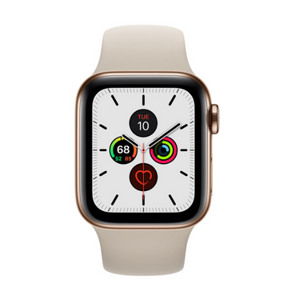 Apple Watch Series 5 40MM Stainless Steel Gold (Cellular) - Plug.tech