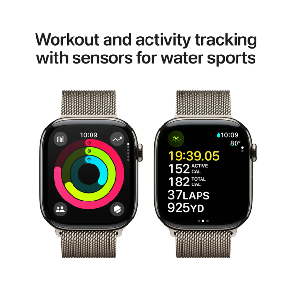 Apple Watch Series 10 46MM (GPS + Cellular) - Gold Titanium