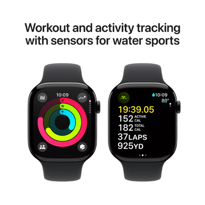 Apple Watch Series 10 42MM Jet Black (GPS + Cellular)